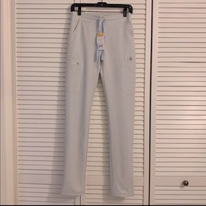 FIGS Yola Skinny Scrub Pants in Space Grey XXS/T